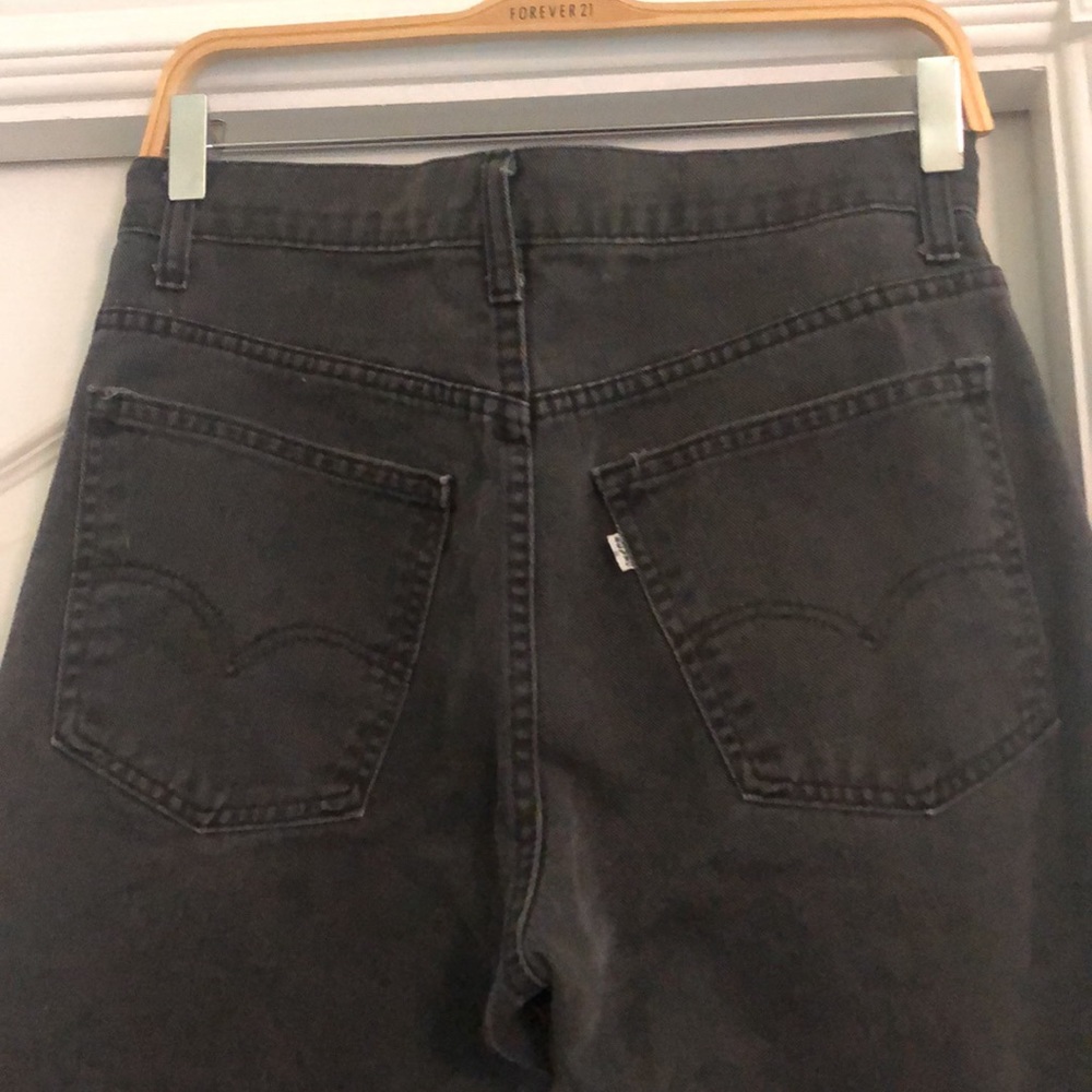 Rare 🩶 Levi’s SF 207 Silver Label Black Bootcut Denim